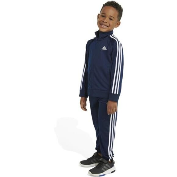 Boys Tracksuit Set Zip Jacket Jogger Pants Athletic Outfit Youth Activewear - Picture 4 of 6